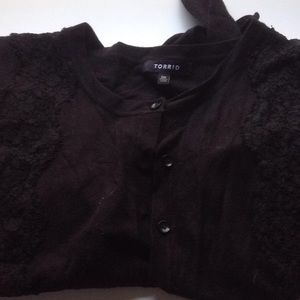 Lace Detail Cardigan